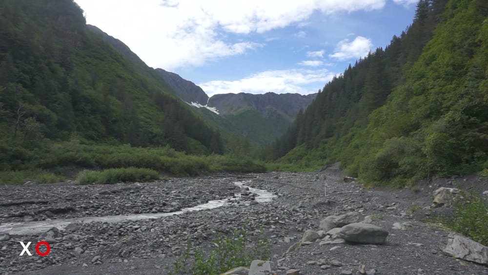 Lowell Creek Canyon in Seward, Alaska
